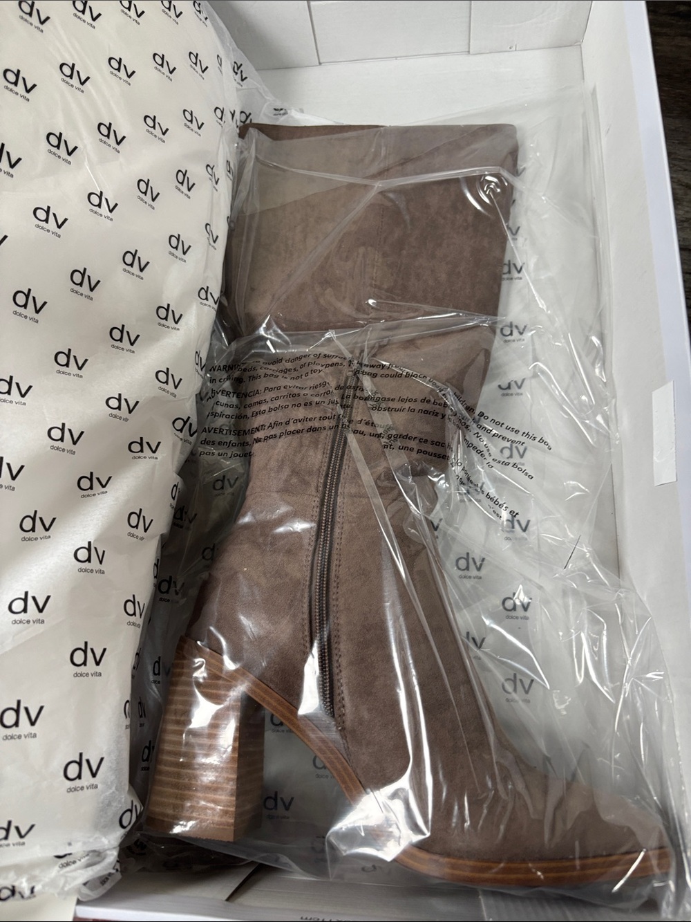 Dolce Vita flapper heeled boots nwt
